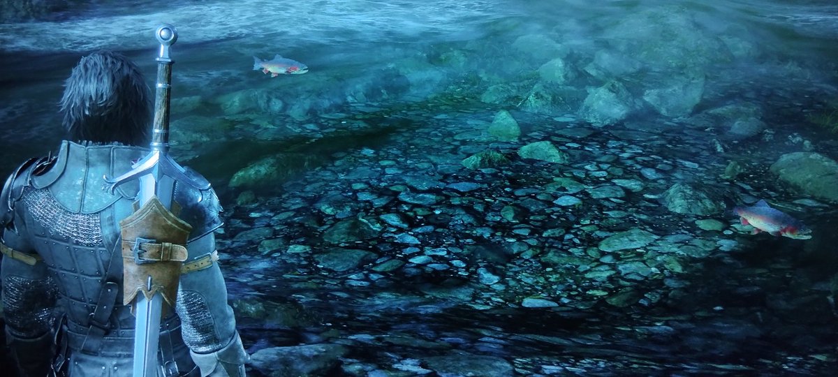 Mecha_Oldboy's tweet photo. Fish but no fishing mini game... 😢 #FINALFANTASYXVI https://t.co/L0zGKuicdt
