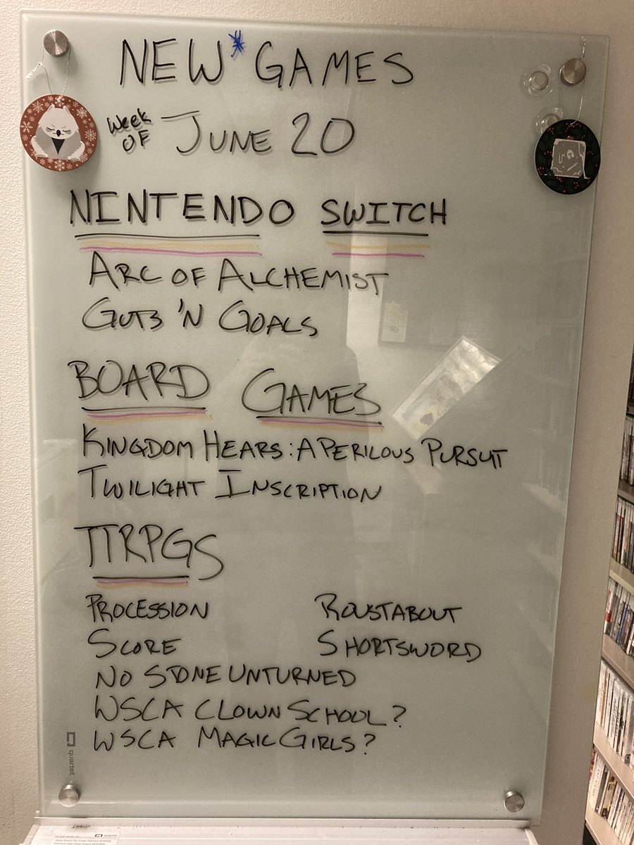 Here’s what arrived at the CVGA this past week