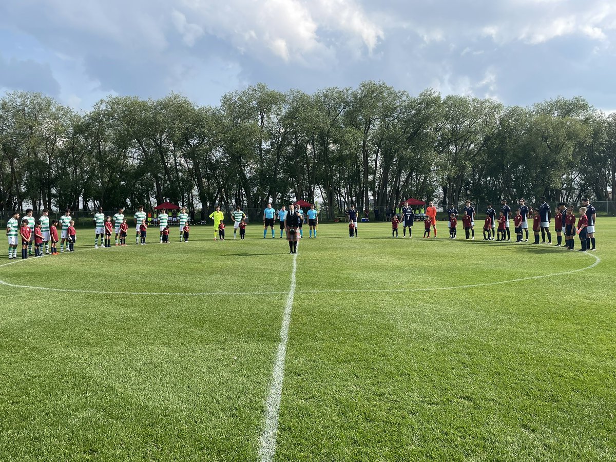 A touching pre match moment for one of the communities own Daniel Drummond.