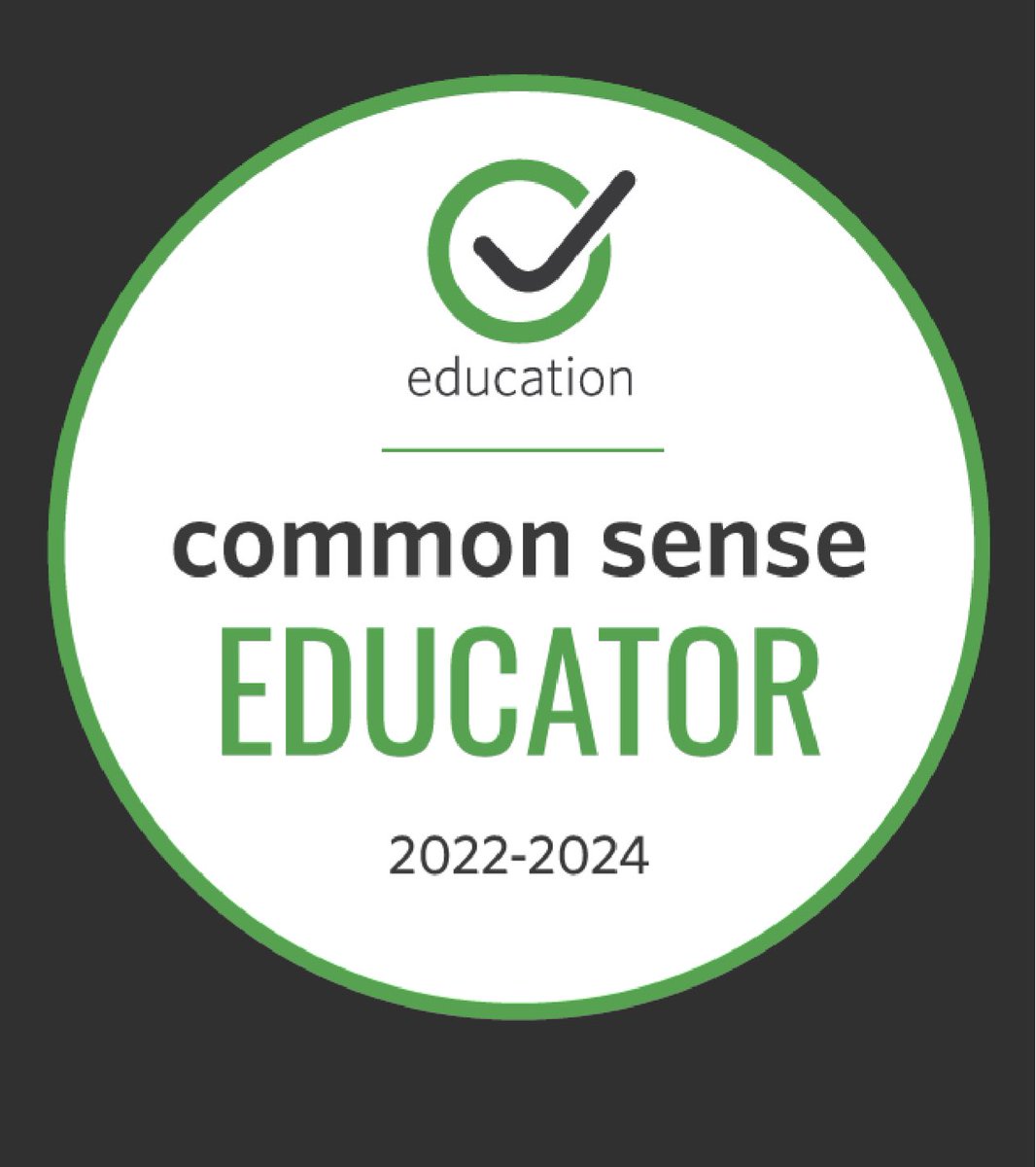 msmathminded's tweet photo. @EIChargers Super excited to add this @CommonSenseEd #CSEducators Badge! Looking forward to continuing to share with Ss/Families the importance of #DigitalCitizenship 💜 https://t.co/Zg6LhE9bj2