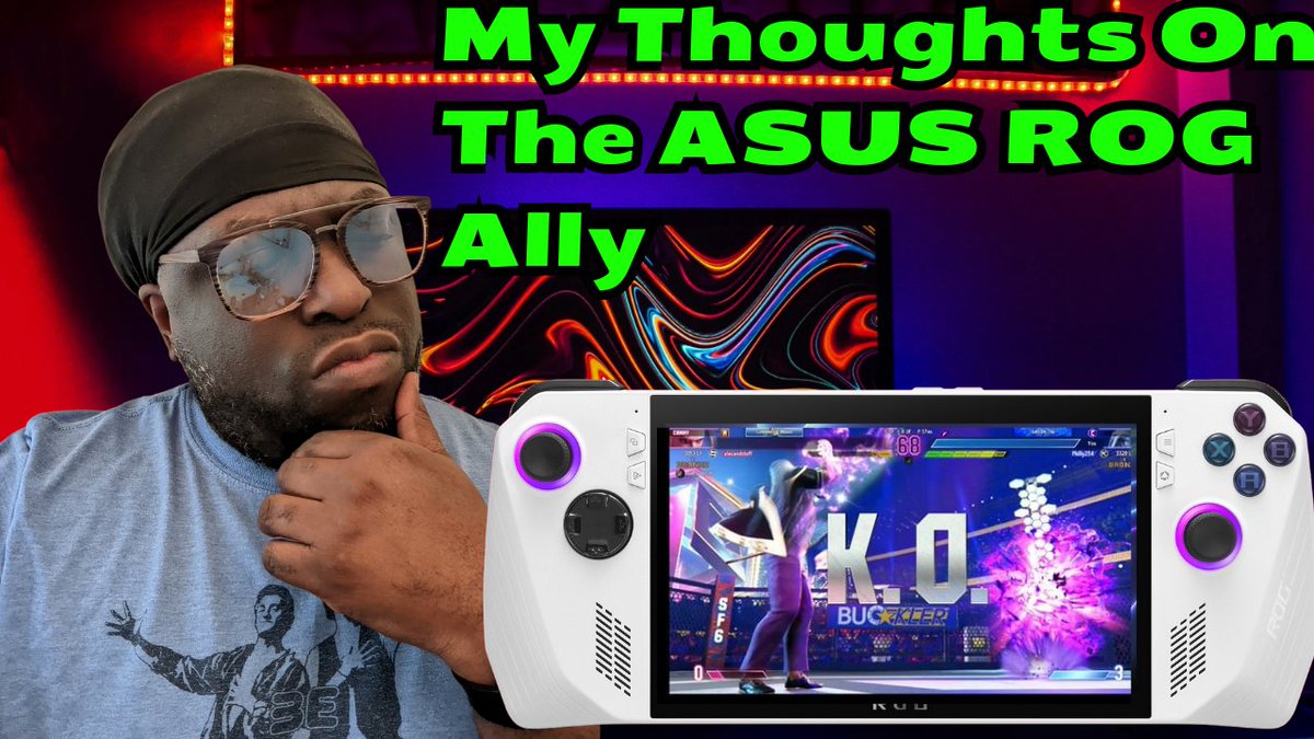 Philly254Living's tweet photo. So I caved in and got a ROG Ally.  Check out my Thoughts on it so far
https://t.co/EcRni14mh3

#ROGALLY #ASUS https://t.co/NxLGp7x16B