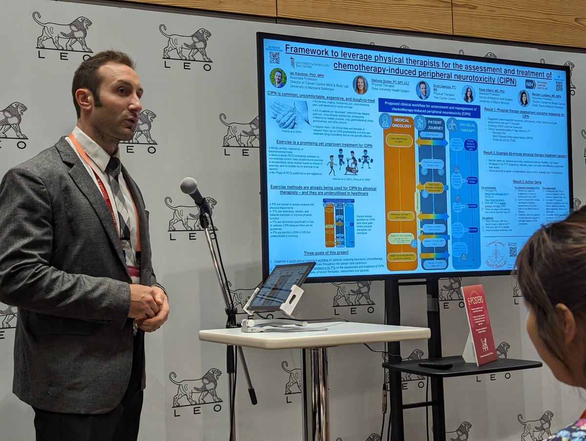 Amber Kleckner (@amber_kleckner) on Twitter photo Bringing exercise oncology research to patients via physical therapists <a href="/iankleckner/">Ian Kleckner PhD MPH (he/him)</a> #MASCC23 Bringing exercise oncology research to patients via physical therapists <a href="/iankleckner/">Ian Kleckner PhD MPH (he/him)</a> #MASCC23