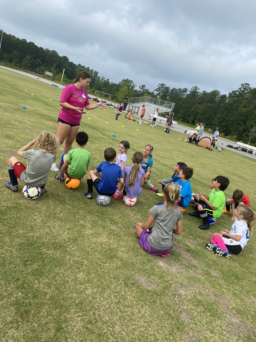 Tina_Fox_11's tweet photo. It was a great week leading the AFHS summer camp for grades 1-8. Campers grew their skills, had fun, played a lot of soccer. They learned what it means to be a triple impact competitor, filling their emotional tank to be their best and gratitude. @Soccer_AFHS @PositiveCoachUS https://t.co/OjRX9LPBep