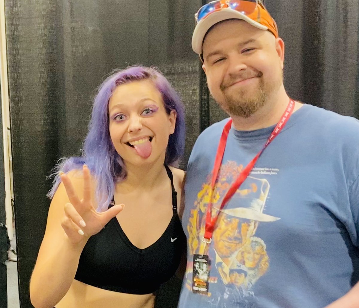 LA_Greatest's tweet photo. Match 2 Brat Pack vs The Unit had to make it to this show for the return home to Revolver of Space Jesus herself before she continues to blow up and become the biggest star in all of pro wrestling! Lol much thanks dude for the pic and for signing my lanyard 🤙🏼 #RingofDestiny https://t.co/f7fOzzoAIS
