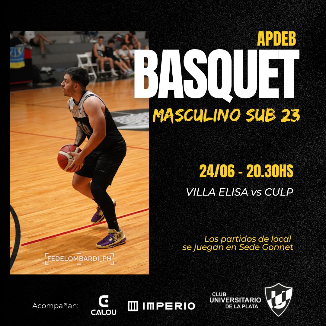 CULP_oficial's tweet photo. #findealbinegro basquet: El sub 23 cuervo visita a Villa Elisa
@BasquetLaPlata @BasquetCULP @deportivove https://t.co/QZJbV5BKq2