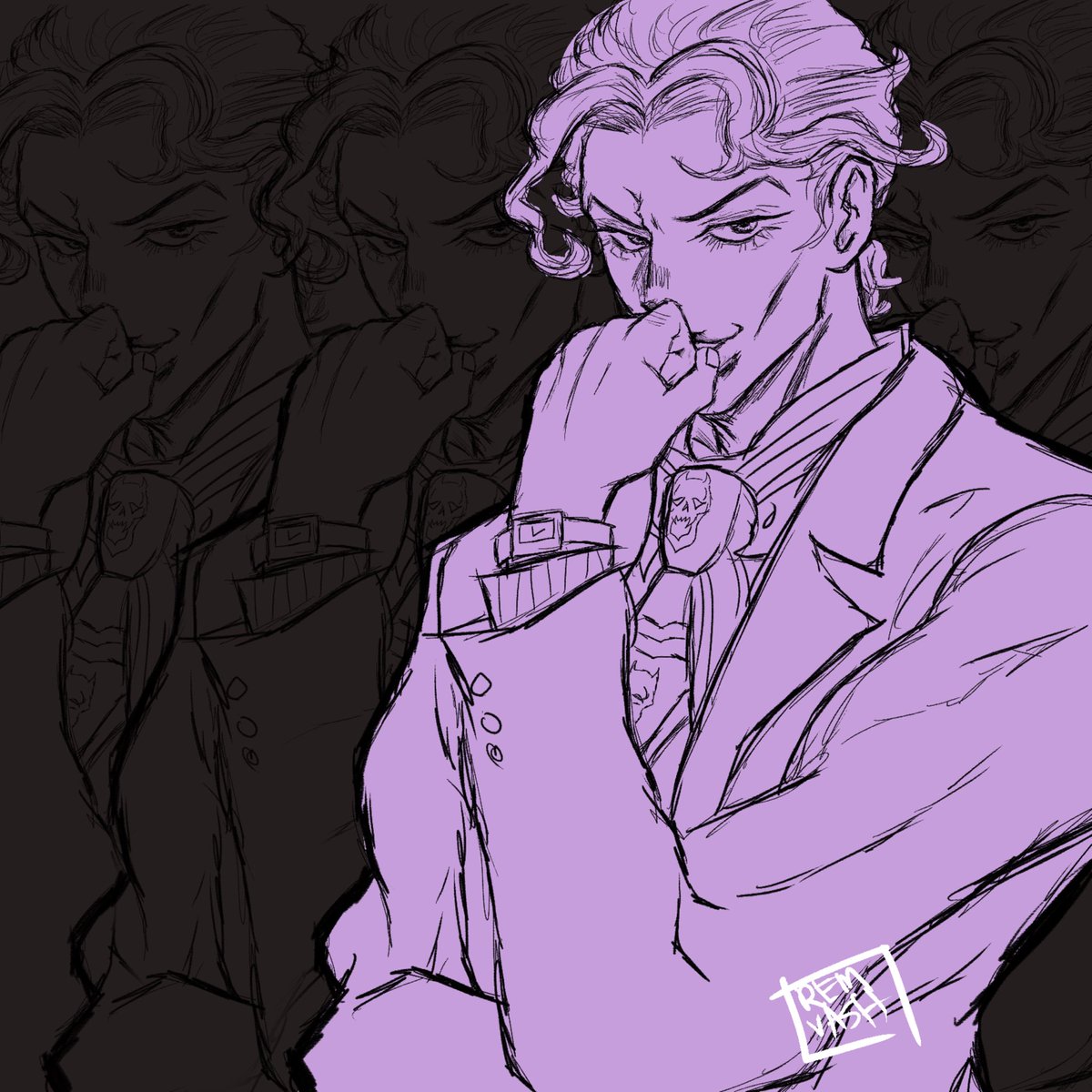 Kira Yoshikage 💣💥 #jjba #jojosbizarreadventure #kirayoshikage #art