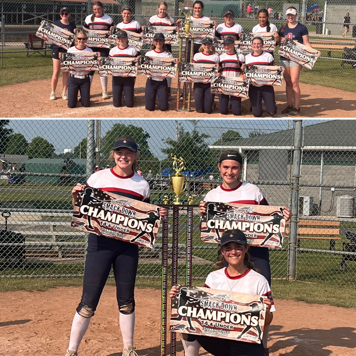 sciotosoftball's tweet photo. Congrats Lyla Magnussen, Maria Wasko and Gina Wasko! 
Way to represent this past weekend in Greenville!  💚🥎 https://t.co/4jJOch7kjP