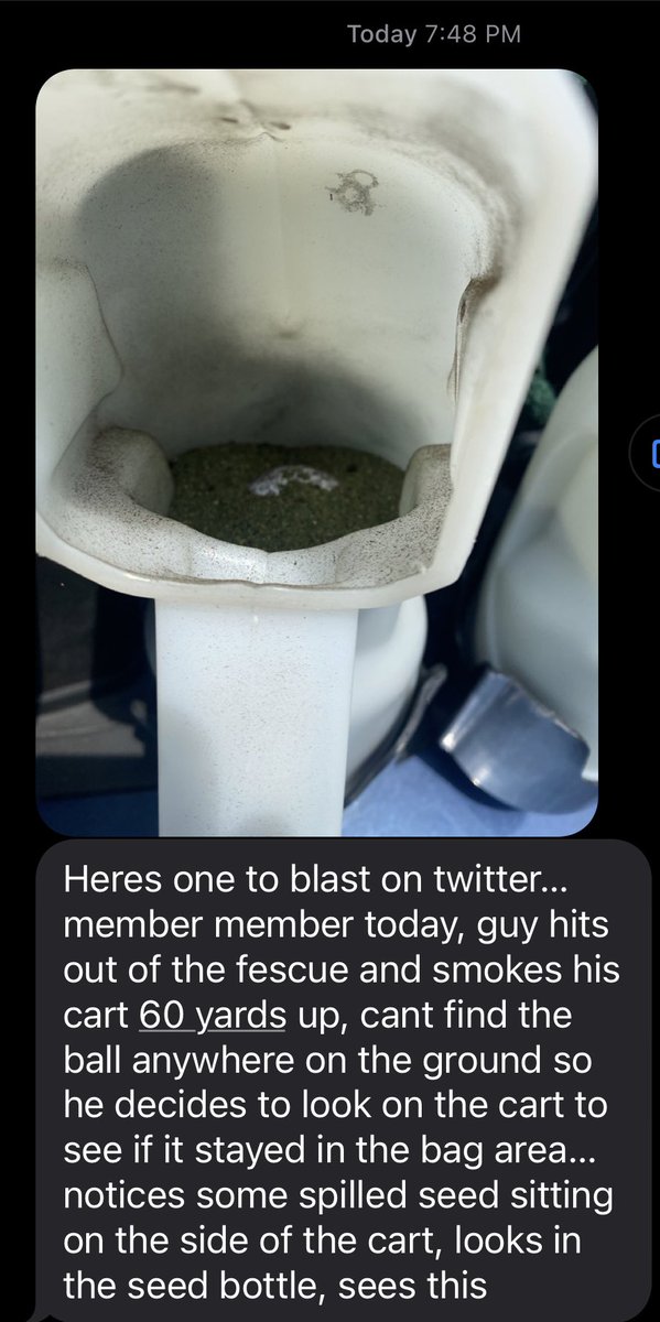 BendelowGreens's tweet photo. So how about this one!  True story from today at CRCC! 🤣 Dude needs to buy drinks! https://t.co/e0Er3sKx6E