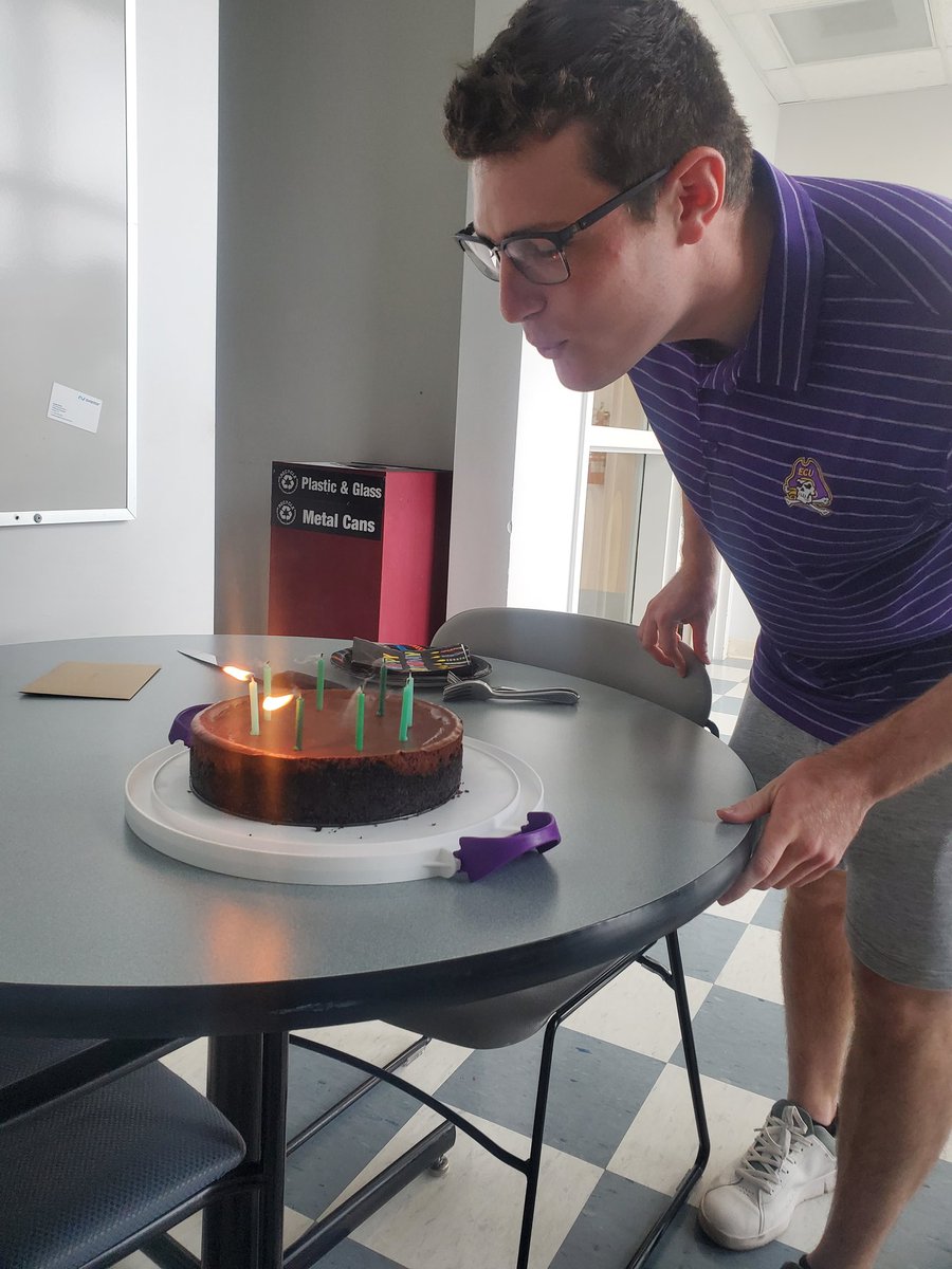 Celebrating Wrenn's birthday today! Countdown is on for his MS defense next week!