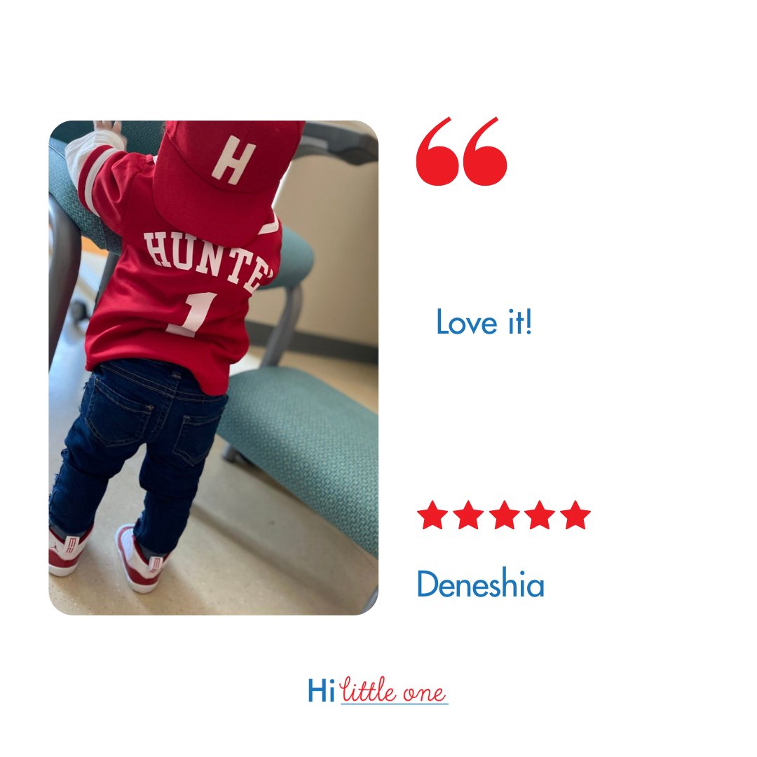 Thank you, Deneshia for the five star review and for choosing our personalized hats. We're honored to be a part of your child's hat collection!  #Grateful #CustomerLove #PersonalizedCaps