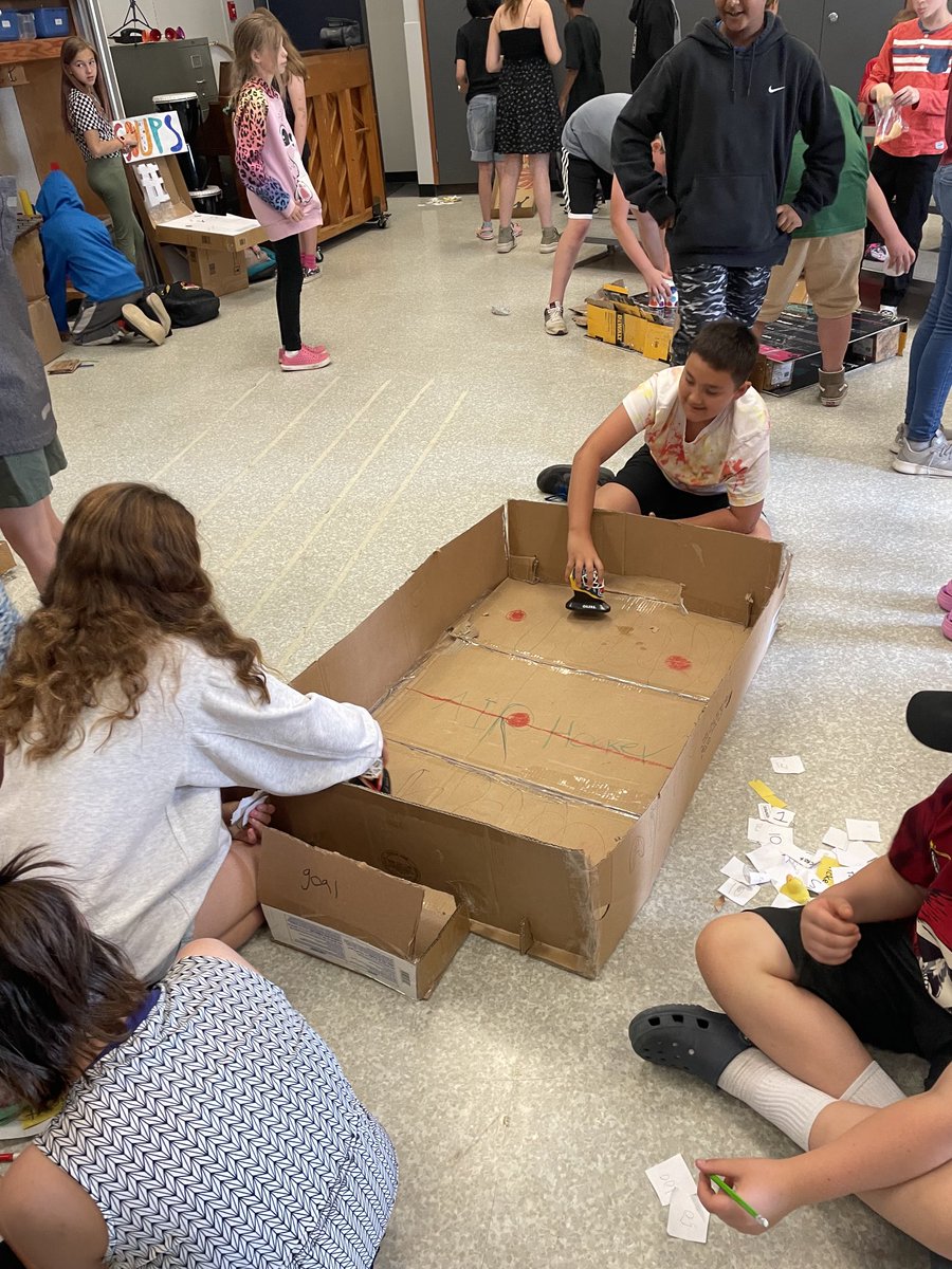 “Caine’s arcade” ASIA North poplar style! Grade 5s created arcade games and wow! what.fun. such creative kids and enthusiastic participants ⁦<a href="/AbbotsfordSD/">Abbotsford Schools</a>⁩ ⁦<a href="/AbbyNews/">Abbotsford News</a>⁩ ⁦<a href="/NNgieng/">Nathan Ngieng, Ed.D</a>⁩