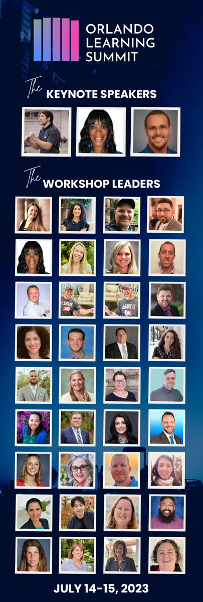 iTechforSchools's tweet photo. ⏰ T minus 3️⃣ weeks time until 🚀 blast off to the Orlando Learning Summit on July 14-15 at The First Academy! Check out who's leading the way and save your seat to join us! https://t.co/m6pqBt0G6v

#OLS #OrlandoLearningSummit #EdTech #ProfessionalDevelopment #iTechforSchools https://t.co/Q6IBc4fiIz