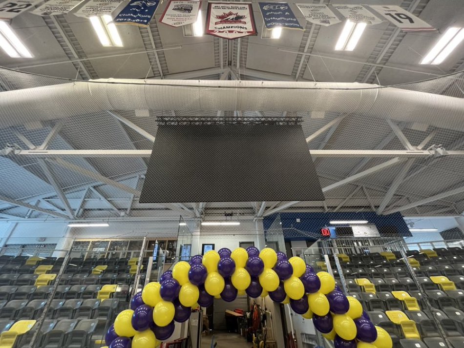 CMLA_President's tweet photo. Coquitlam Minor Lacrosse,  @JuniorAdanacs and the @WLAAdanacs are pleased to add our new Video Board in Arena 1 (Main Arena) for instant replays, video production and boosting the fan experience. Thanks to the @cityofcoquitlam for helping deliver this project! https://t.co/ODrU661JAt
