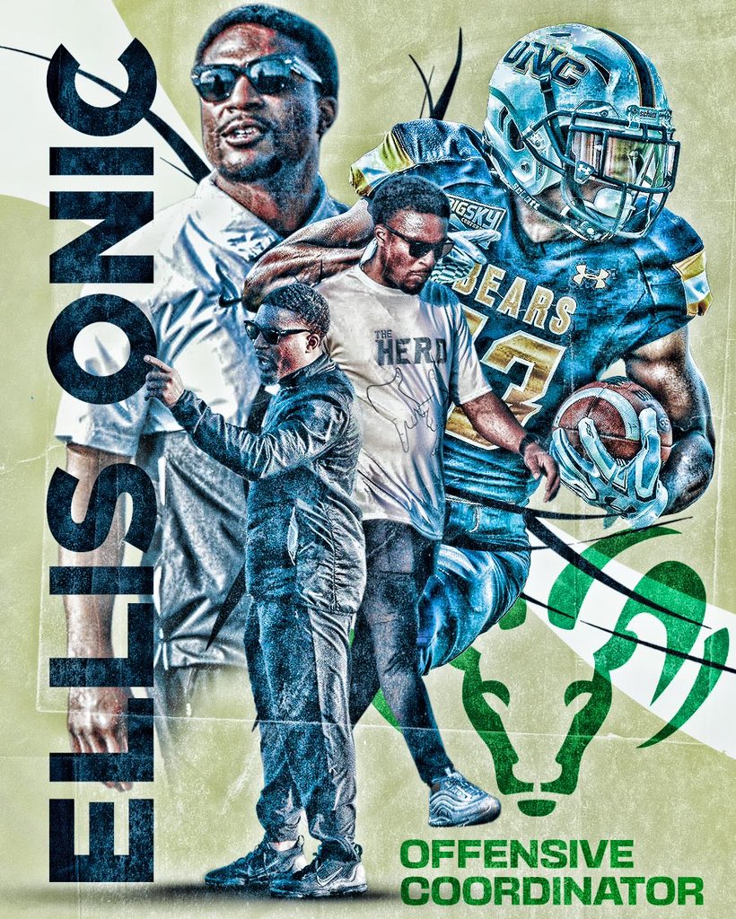 BERKNERFOOTBALL's tweet photo. 🚨 PROMOTED🚨

Our new Offensive Coordinator, Coach @3_OnicII! 

#TheHerd https://t.co/4phxwN8GYE