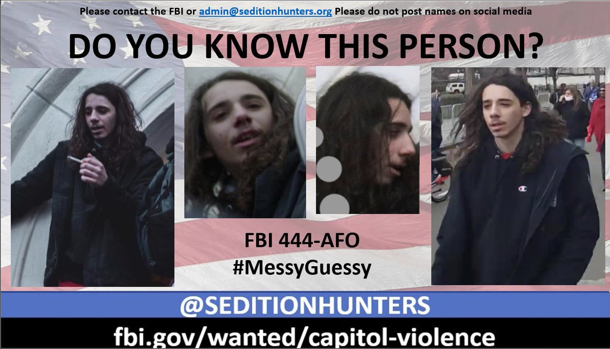 Please share across all platforms. Do you Know this man?? Please contact the FBI with 444-AFO tips.fbi.gov or contact us at admin@seditionhunters.org Please do not post names on social media #MessyGuessy #TheRealJ6 #Justice4J6