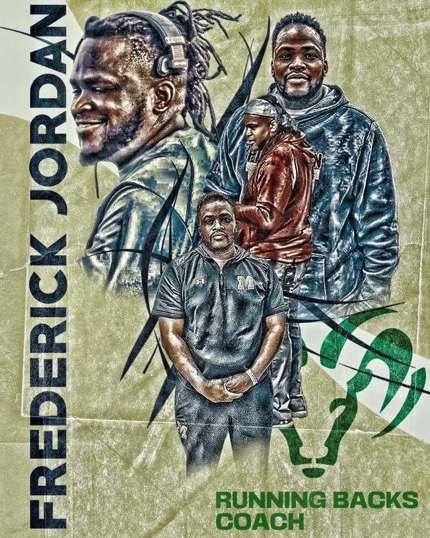 ⚠️ New Hire⚠️

Welcome our new Running Backs coach, Coach <a href="/CoachDeuceTre/">Fred Jordan</a>!

Welcome to the Herd!

#ProtectTheBrand