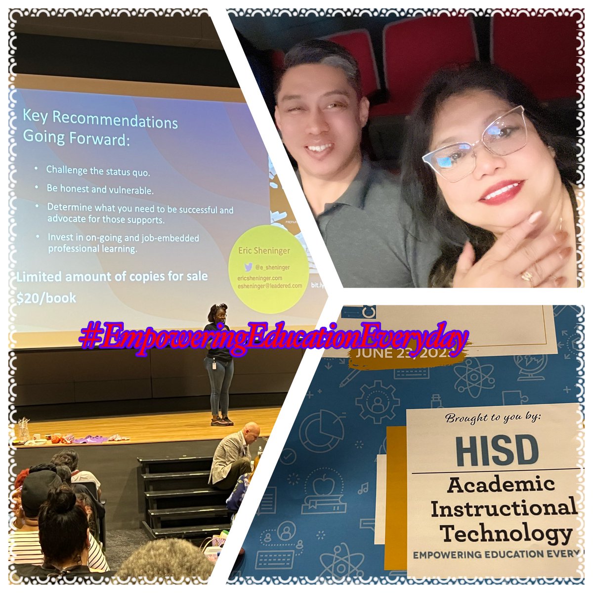 Amidst reApplying for a job, here I am Empowering Education Everyday! Absolute reflection of Excellence 😃👏😂@WhoAreWe_SGA #HISD_E3 @WilliamsMath985 @HISD_Inst_tech