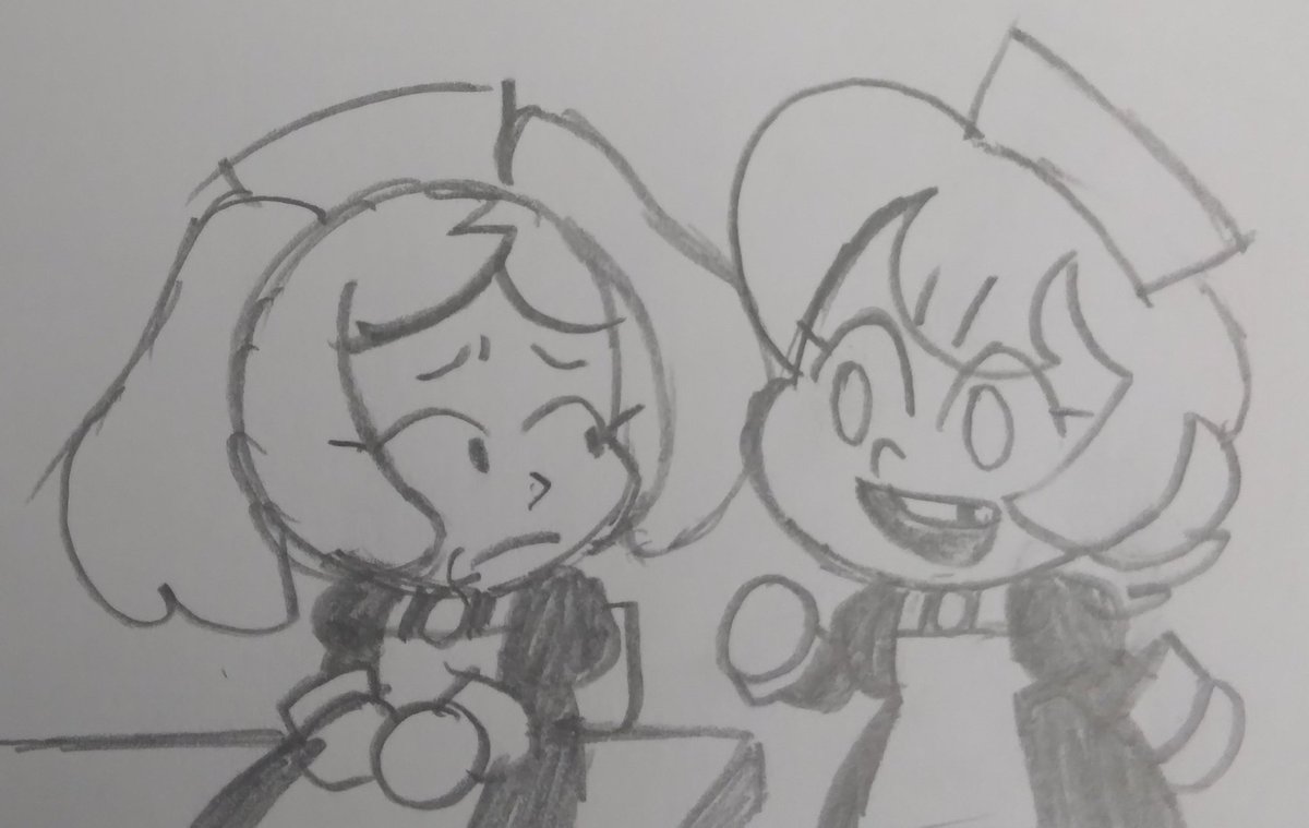 poorlydrawnpea's tweet photo. Pdp day#361 - her loud friend is telling her about her favorite television show, involving some magical star child?
#Skullgirls https://t.co/HpoueuYTtZ