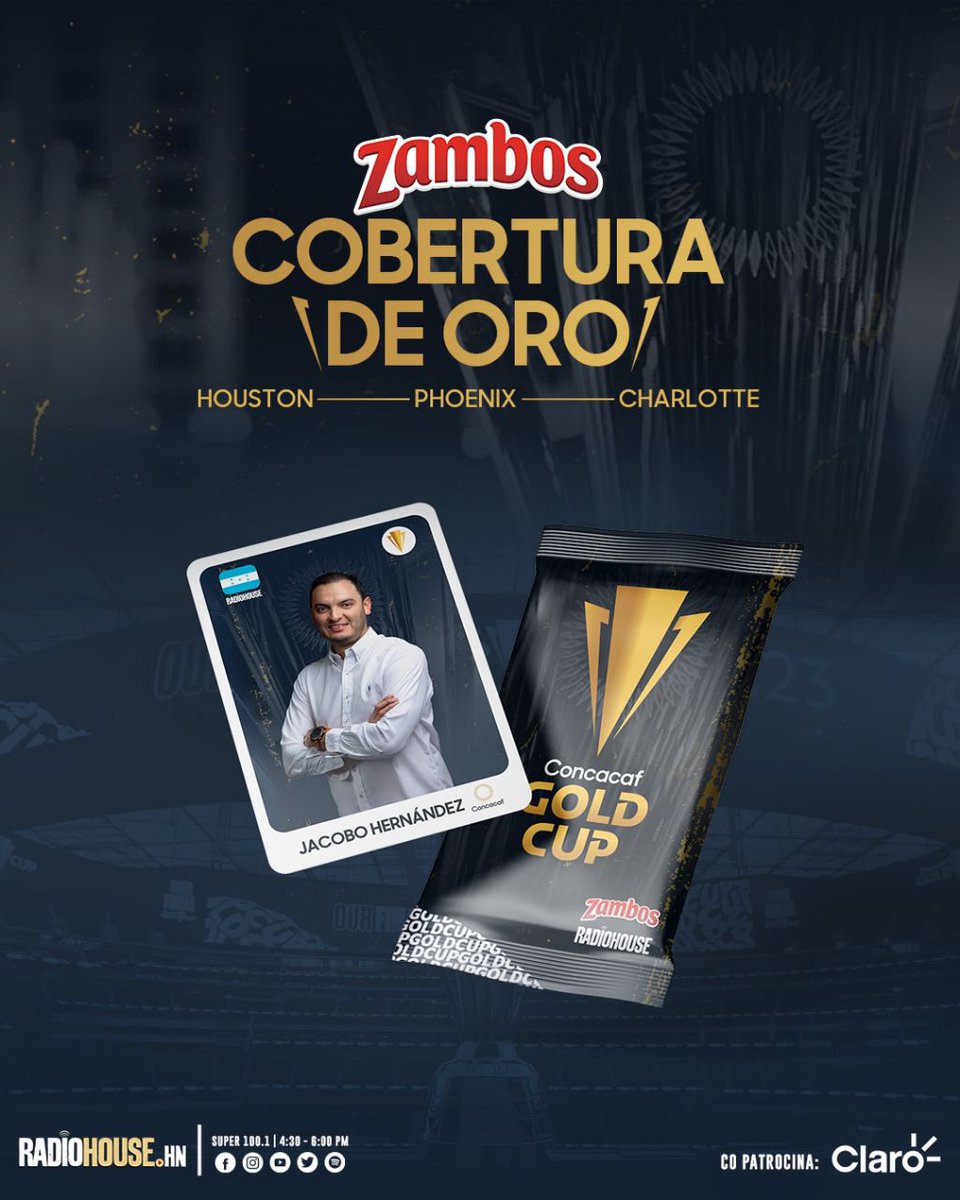 hernandezjacobo's tweet photo. Un POKER de lujo, elegante, fino y un éxito! Una cobertura de ORO con #Zambos > #ClaroHn #Honduras #ZambosUSA https://t.co/kcsziFvey9