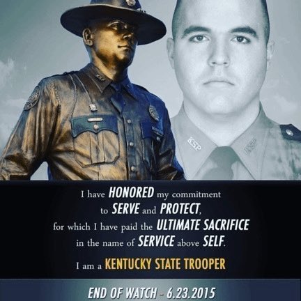 AdkisonUSMC's tweet photo. Trooper Eric K. Chrisman 
EOW: 06/23/15 

Remember https://t.co/RW4RTkc0p1