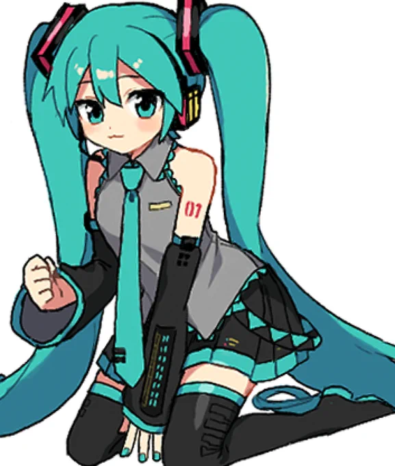 絵茶ミク