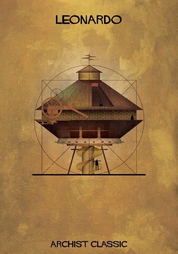 Arteymas_'s tweet photo. Si los grandes pintores fueran arquitectos… 

Leonardo 

Picasso 

Dalí 

Kahlo 

Parte 1/7 https://t.co/RkBZ5NTaAf