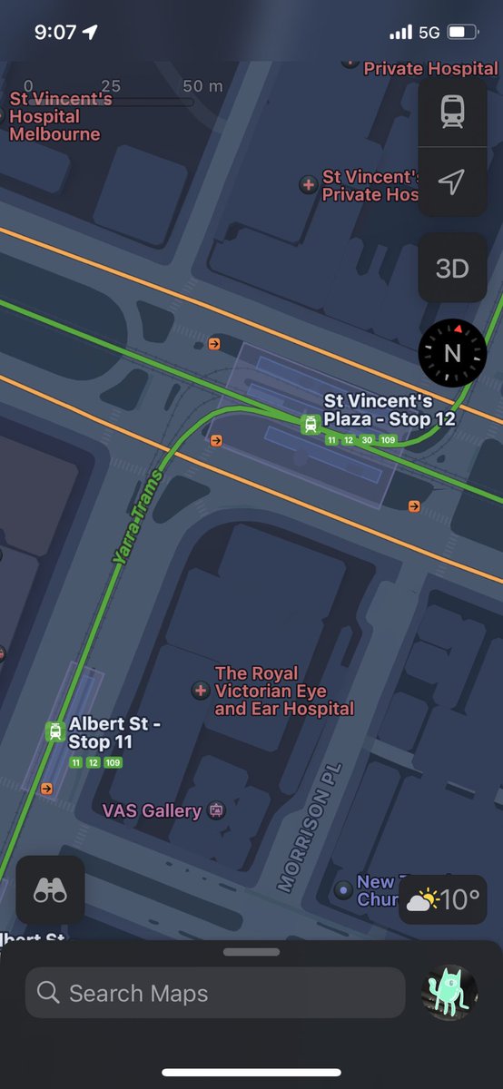 Never considered how close together these 2 stops are… why does the Albert St stop even exist?