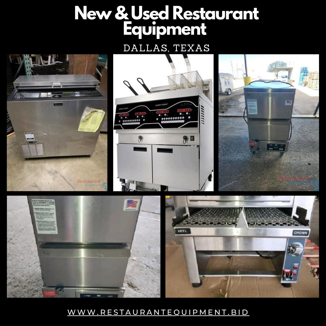 New & Used Restaurant Equipment in Dallas, Texas opened!!! Bidding starts at $1!!! Don't miss your chance to bid! Hurry now!!!👀 #restaurant #restaurantowner #surplus #equipment #kitchen #sale 
ow.ly/xnyG50OWjbK