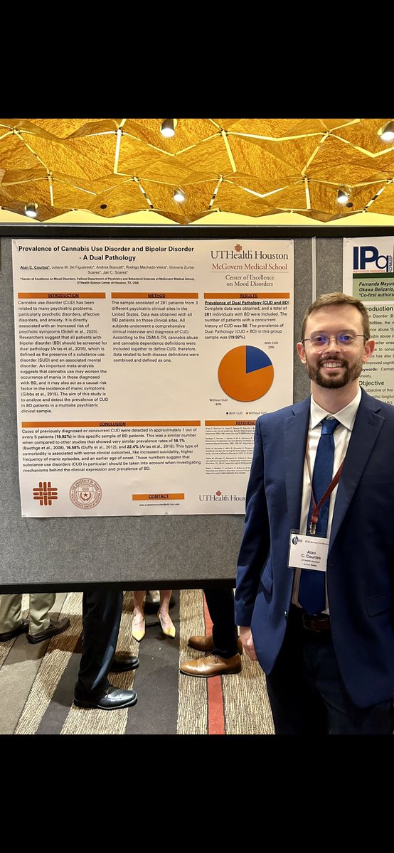 Alan C. Courtes, MD (@alancourtes) on Twitter photo First poster presentation on ISBD 2023 done âś… Excited for day 2 and another poster to talk about tomorrow!! #ISBD2023 #bipolardisorder <a href="/uthpsychiatry/">UTHealth Houston Psychiatry</a> First poster presentation on ISBD 2023 done âś… Excited for day 2 and another poster to talk about tomorrow!! #ISBD2023 #bipolardisorder <a href="/uthpsychiatry/">UTHealth Houston Psychiatry</a>