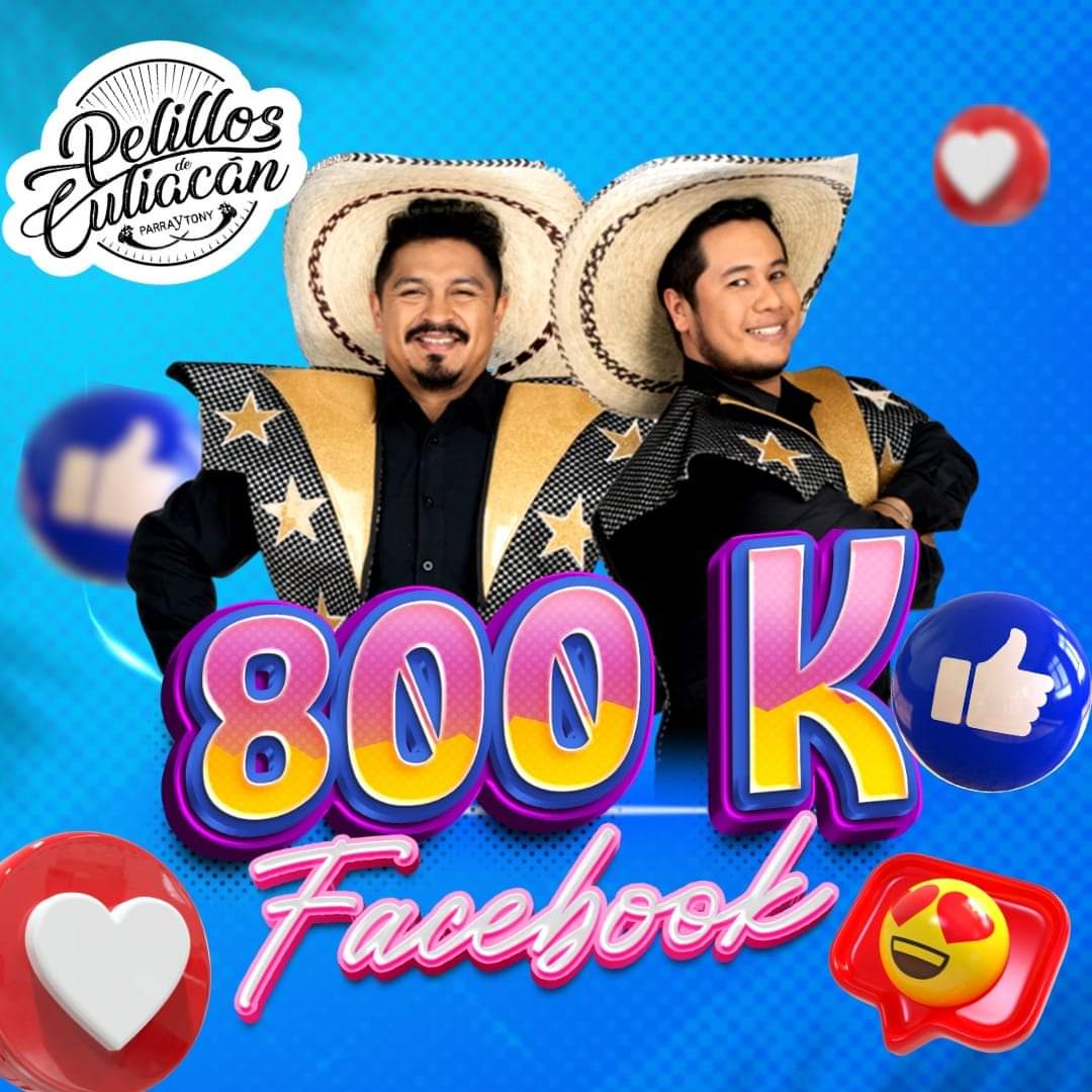 Gracias a todos ustedes familia ❤️🤠 ya somos más de 800K en #Facebook Gracias por todo el apoyo! Se está logrando el sueño ❤️🤠🤠