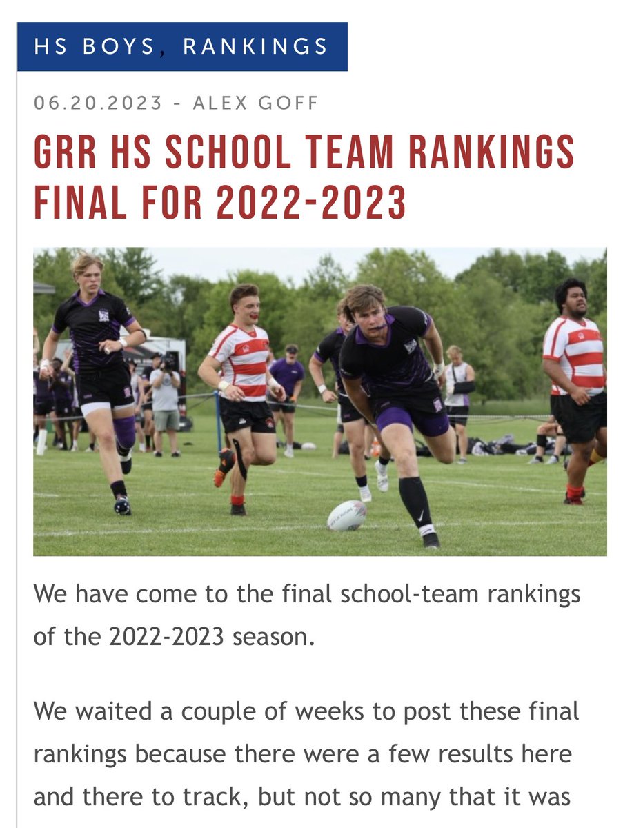 EastRugbyClubSL's tweet image. The final national rankings are in for the 2022-2023 rugby season. East finishes #7 nationally. Congrats to the players. Can’t wait to get going next season!!! #eastrugby #eastrugbyfamily #legacyleopards