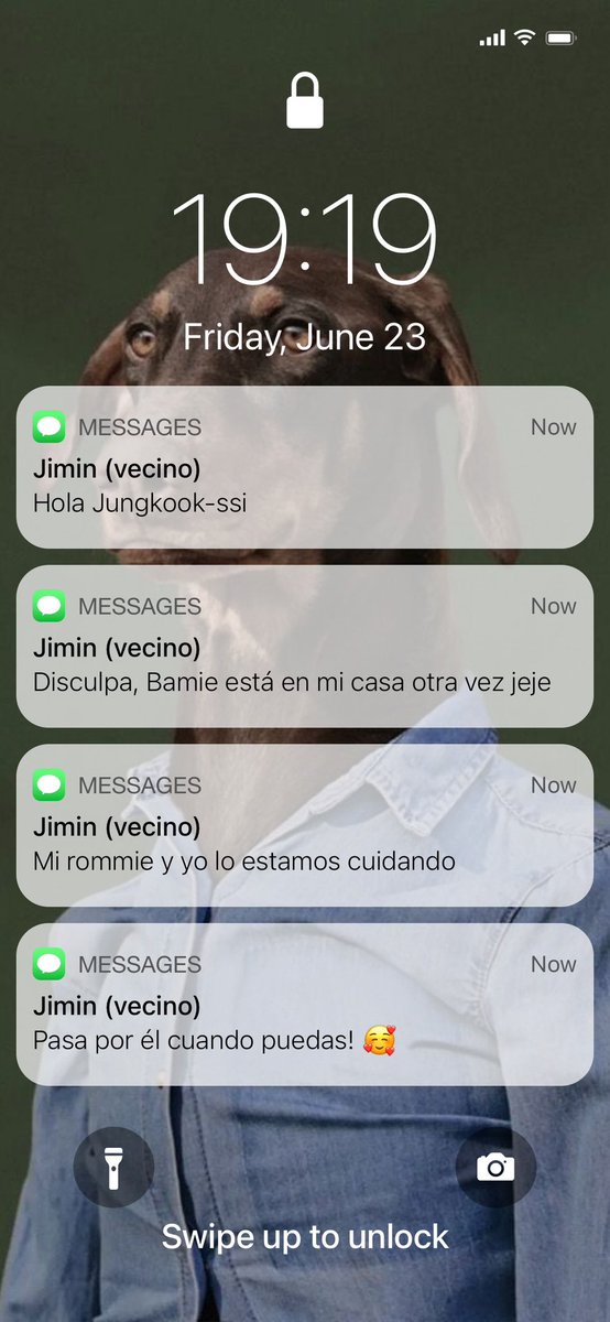 tinyxkoo's tweet photo. Un mini au #km

Donde el perro de JK no puede dejar de escaparse para ver a JM: https://t.co/m64k8kqK7w