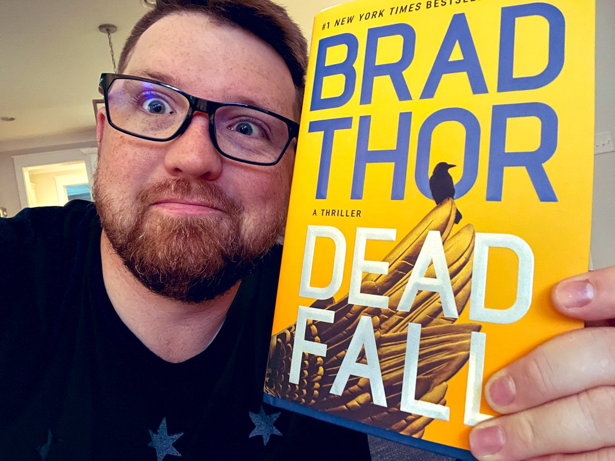 MllrChris's tweet image. Will you look at that? 

Christmas in June is real as I’m already a couple chapters into #DeadFall and @BradThor and 🤌🏼

Thank you so much to @AtriaMysteryBus and team along with @EmilyBestler as well! 

@BestThrillBooks review will be coming soon!!