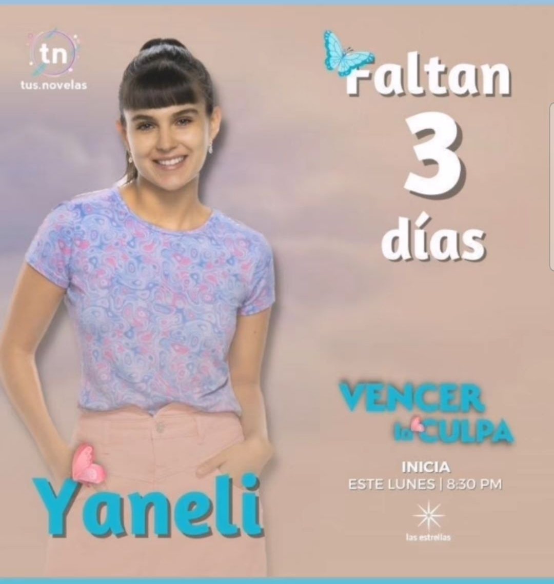 OrneHoyer's tweet photo. En 3 #Días llega el #Estreno de #VencerLaCulpa 20;30
#Lunes a #Viernes
Con #RominaPoza #Yaneli
Por @Canal_Estrellas https://t.co/5Sm4ax6nu9