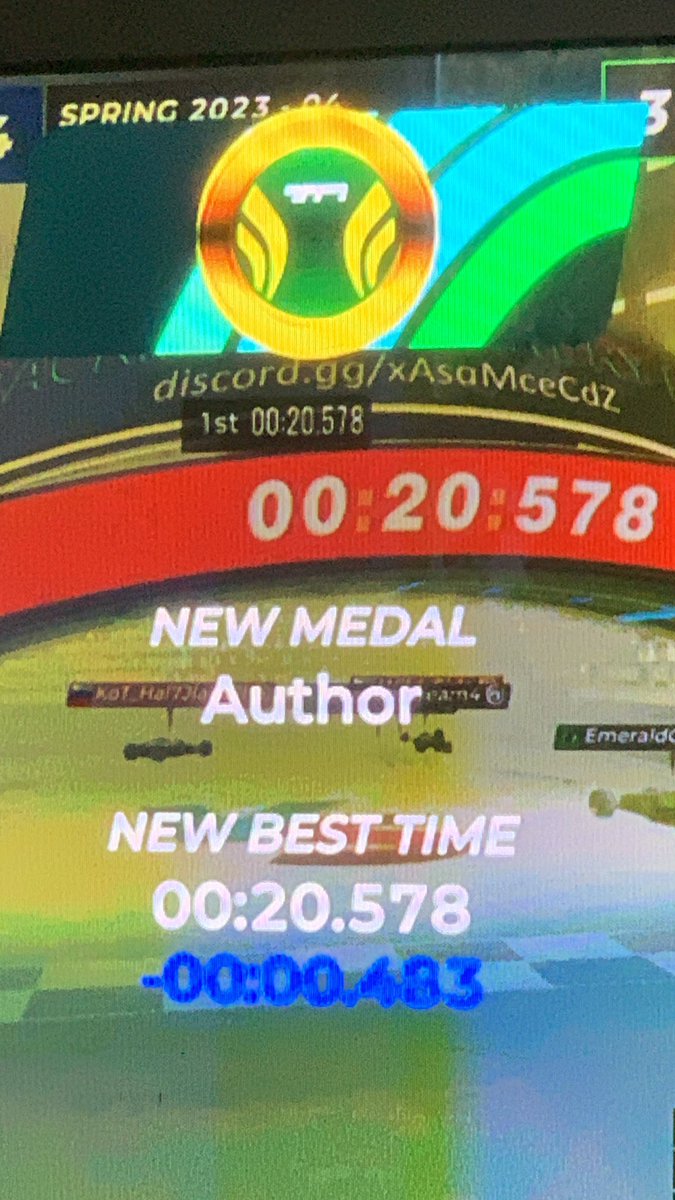 dko_viper's tweet photo. Got my first author medal on console @Trackmania https://t.co/2N2MN692Y9