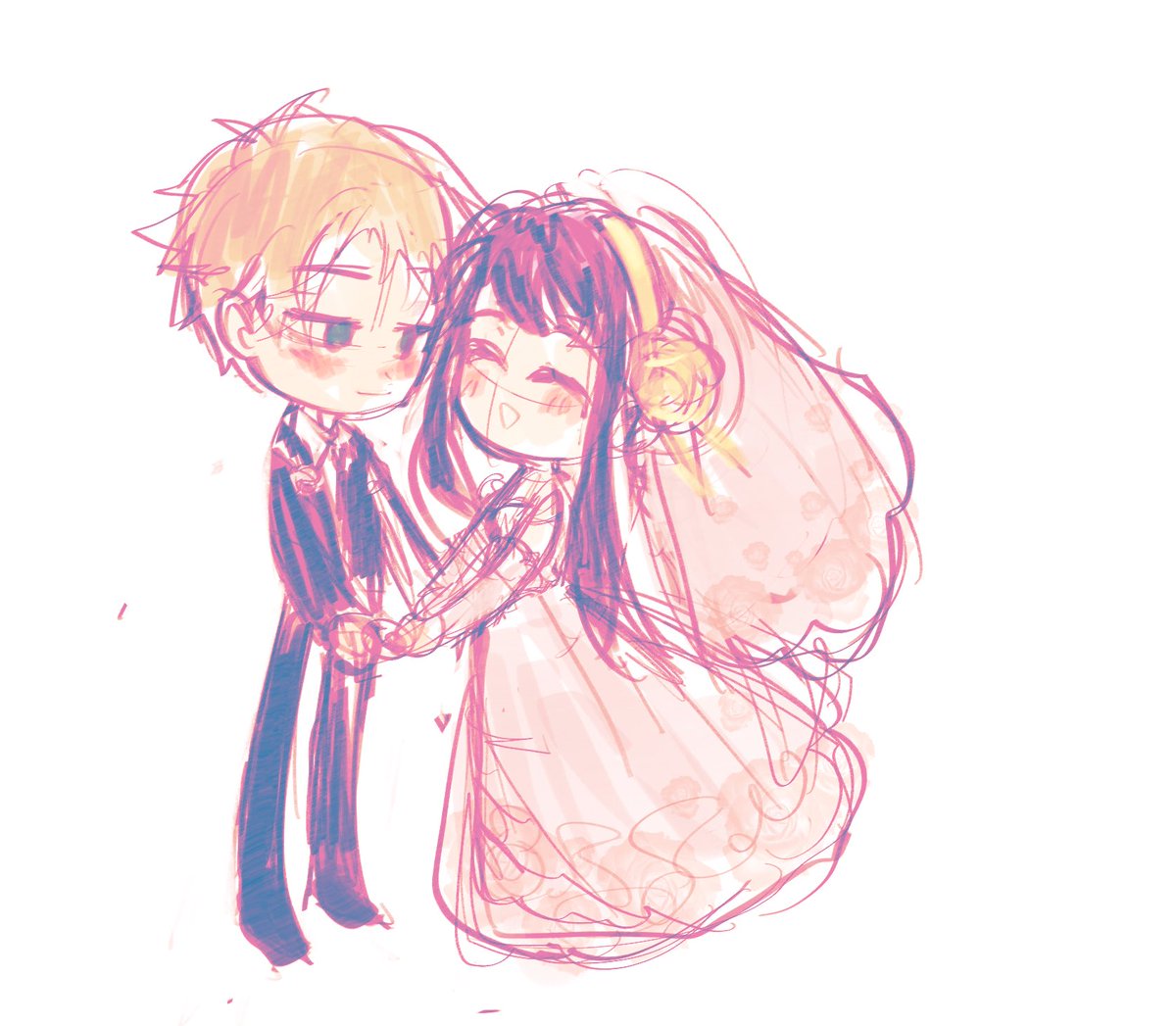 very quick loidyor wedding chibi #SPY_FAMILY #twiyor