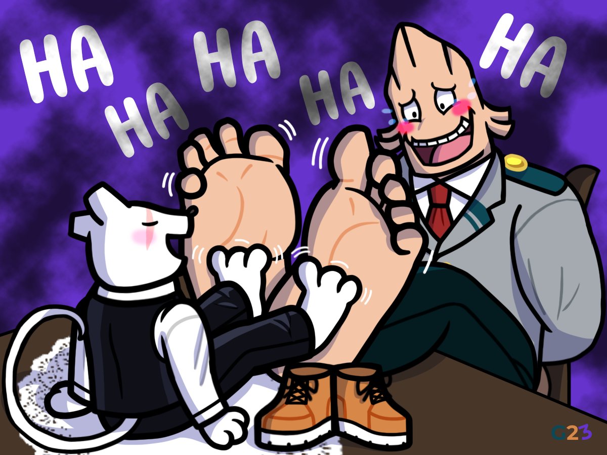 Gregory561_664's tweet image. Commish done for @MexxedM
#Nezu: Are you able to control me, animal boy?

#KojiKoda #Feet #MaleFeet #Tickle