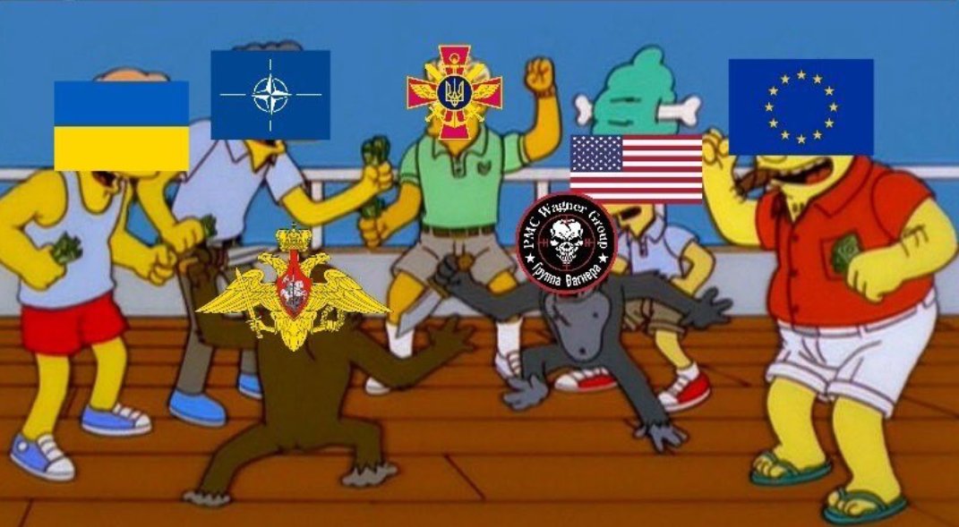 So who's a failed state now? 🤷‍♂️ 

#UkraineRussianWar #Ukraine #UkraineWarNews #Zelensky #NAFO #NAFOfellas #Wagner #Prigozhin #charitymeme #meme2win #meme4victory #crypto #Ethereum #btc #eth #nafo $btc $eth