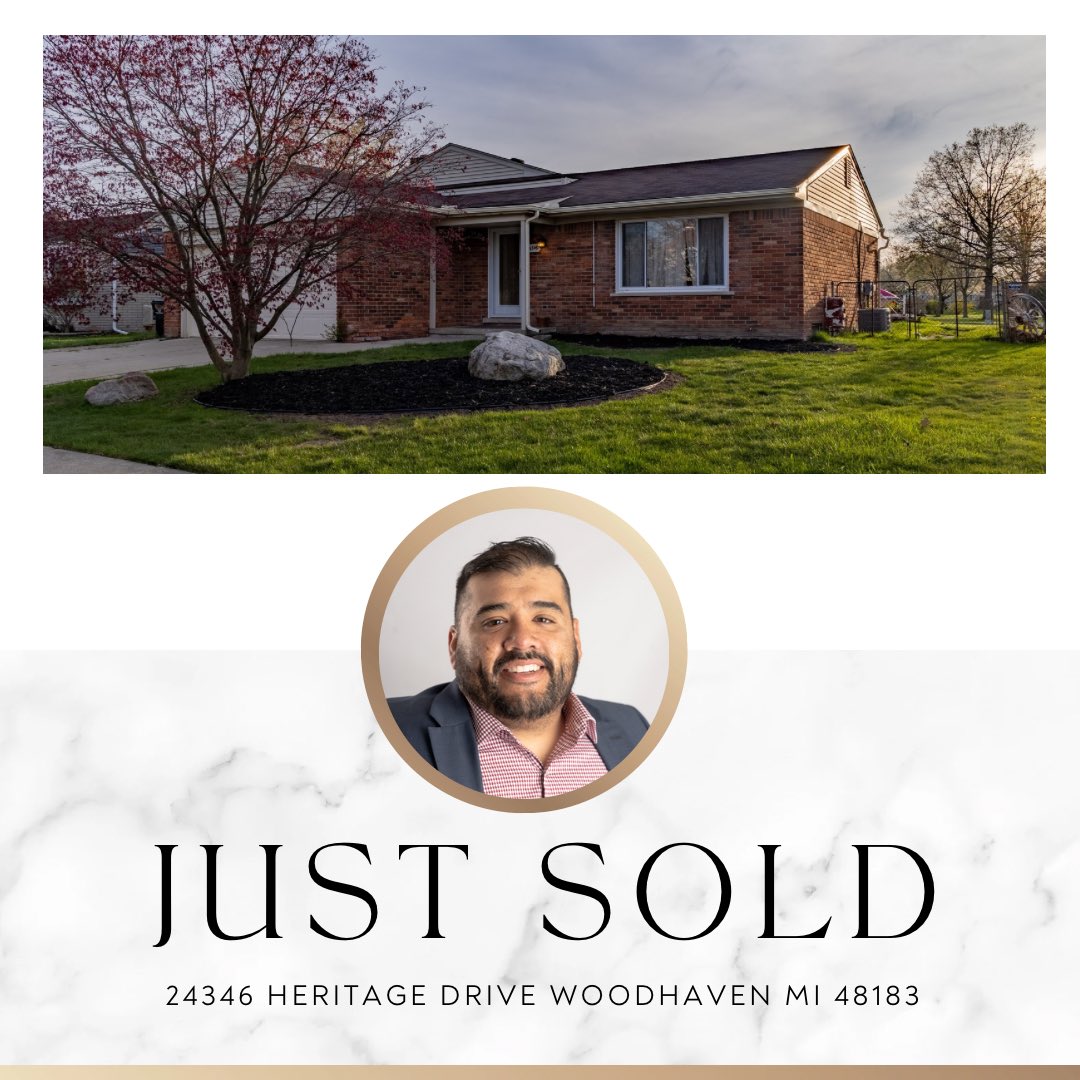RealtorEmanuelG's tweet photo. Congratulations to my sellers listing $269,900 sold at $290,000 Call me today!

P: 734-309-2501
E: EmanuelGuzmanRealty@gmail.com
Website: https://t.co/FjelpfL7vo
#firsttimesellers  #listingagent #listing #sold #hustle  #downrivermichigan  #realtorlife #sellersagent #sellersmarket https://t.co/6hMmDQv7Kr