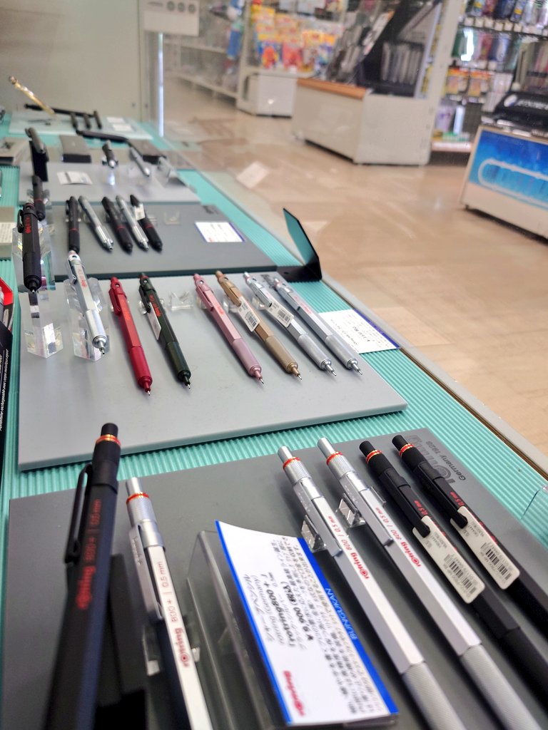 長岡店】 カヴェコブラスも入荷致しましたー！！ロットリングも在庫