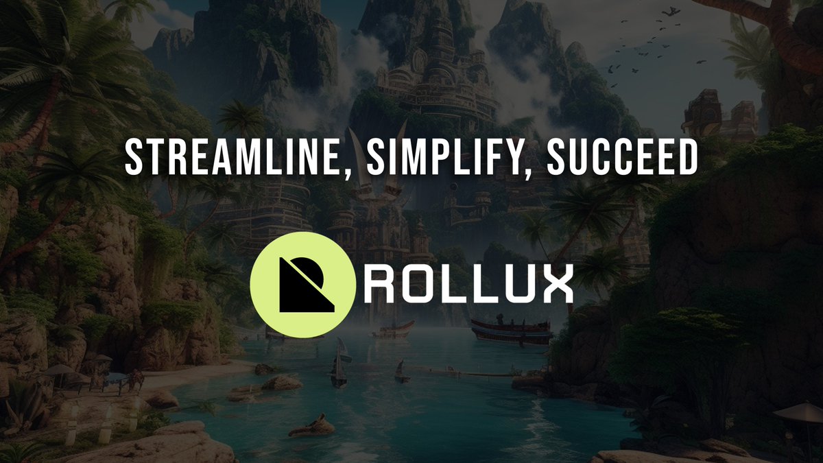 Joshuwa's tweet photo. Streamline, Simplify, Succeed
With @RolluxL2 fueled by @Syscoin.
#Rollux #RolluxL2 #L2 #Layer2
$SYS #SYS #Syscoin #SyscoinNetwork
#SyscoinPartner https://t.co/OVigZFU4SB https://t.co/gGgh7FTz3O