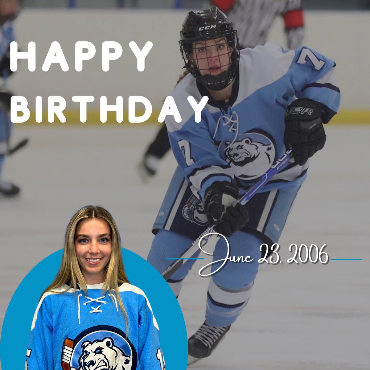 HAPPY BIRTHDAY to forward Annika Russell who celebrates her 17th birthday today! 🎉🎉

Enjoy the day!!
