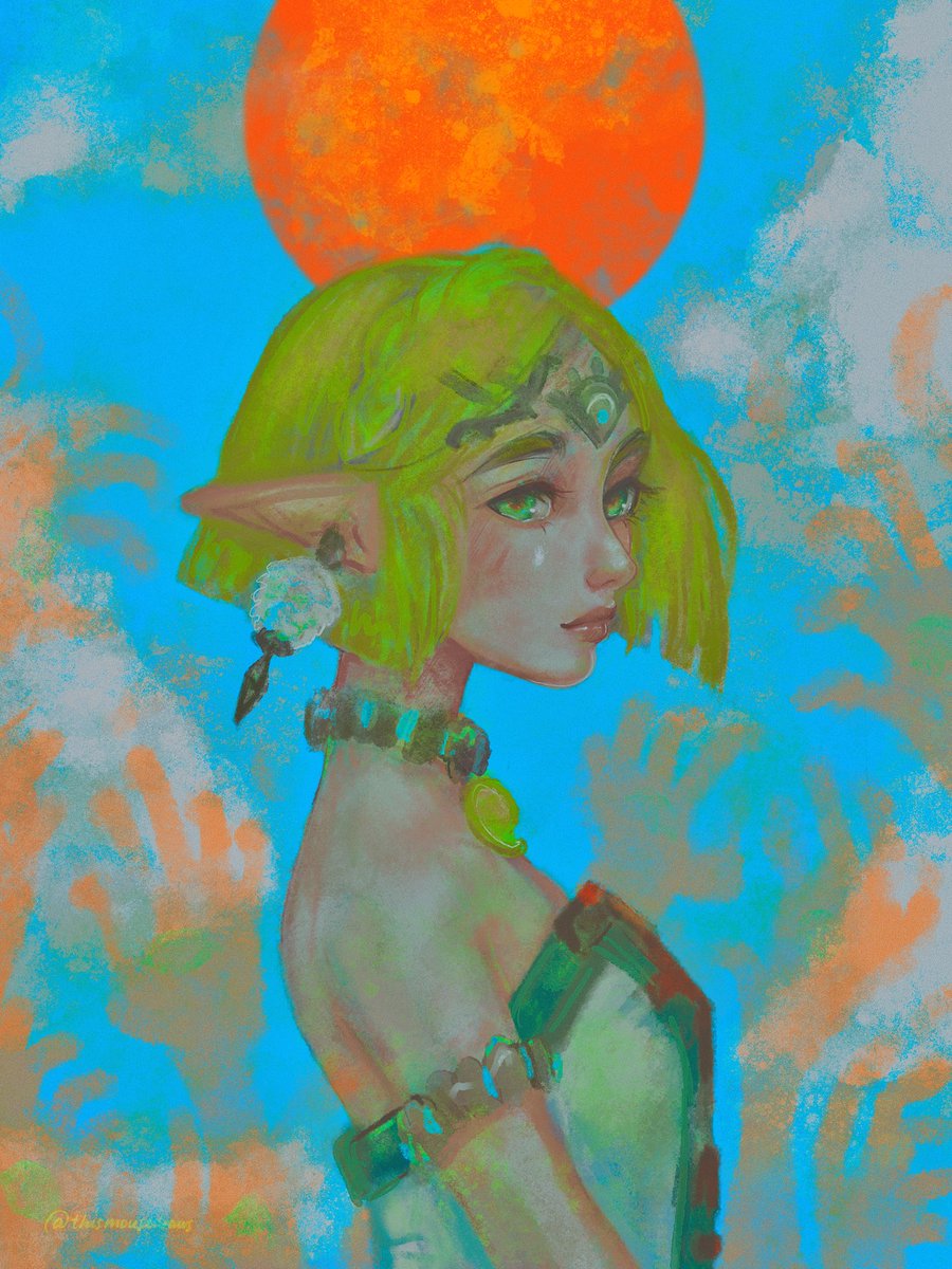 'Witness the Blood Moon’s rise.'

#Zelda #TearsOfTheKingdom #ゼルダの伝説 #TotK