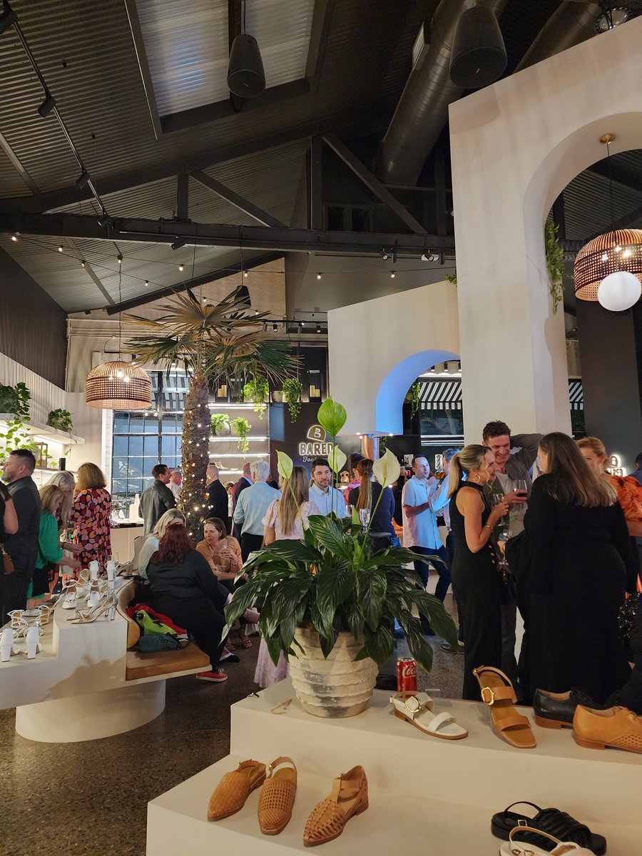 APodA_National's tweet photo. Fabulous night at the Bared Footwear function at their gorgeous Fortitude Valley store!

Huge thank you to Bared for hosting us and throwing a wonderful evening!

#baredfootwear #apoda #podatryaustralia #PodConf23 https://t.co/tf8OL7SdBY