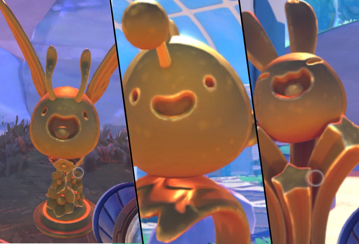 Golden statues

#slimerancher