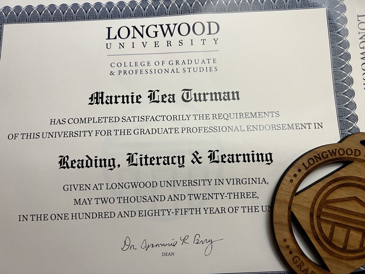MarnieReads's tweet image. In today’s mail!  Thank you @LongwoodRll for preparing me for my next adventure in education! #growingreaders #readingteacher