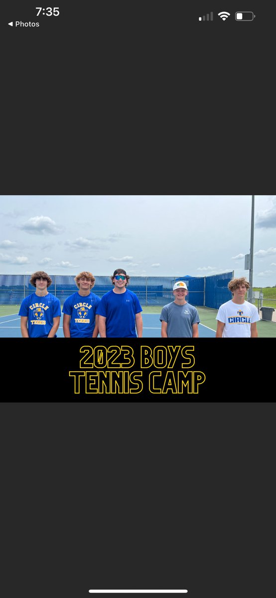 The summer tennis camps have concluded for the boys and girls. They all worked hard this week. Looking forward to seeing these T-Bird tennis players on the court in their respective seasons!
<a href="/ThunderbirdTen1/">Lady Thunderbird Tennis</a> <a href="/CircleMTennis/">Circle T-Bird Mens Tennis</a> <a href="/CircleTBird/">CHS Activities</a> #thrivein375