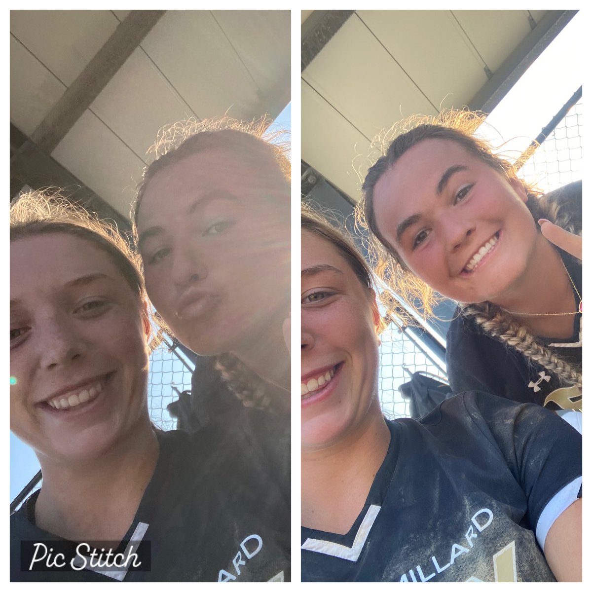 2-2 in pool play.  <a href="/EmmaLandgren2/">emma landgren🦋🤪</a> .600 <a href="/paigewhite_10/">Paige White</a> .400  <a href="/SydneyFeyerabe2/">Sydney Feyerabend</a>  .400 <a href="/maemae_zach/">Mae Mae Zach</a> .333 . FYI, if players take a selfie on Coaches phones, then everyone gets to see😁#FGZ