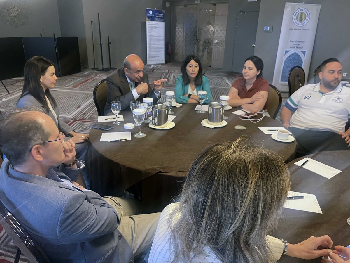 Yesterday, the SMEs who are benefiting from the <a href="/MaiaTaqa/">Maia-Taqa</a> IOSS vouchers operating in Lebanon, Greece and Egypt met in the B2B event of the project in Athens. They had meaningful discussions and identified opportunities for cooperation.
@enicbcmed #GOMED