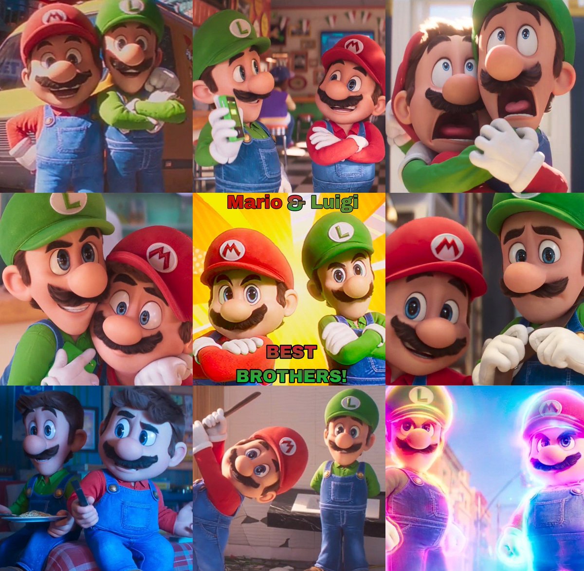 ❤️🔧☆It's Brooklyn's Favorite Plumbers, 
The Super Mario Brothers!!!☆<3🪠💚

#Mario #Luigi #MarioBros #BestBros #BrotherlyLove #Affection #Plumbers #Brothers #SuperMarioBrosMovie #SuperMario #Nintendo #illumination #Edit